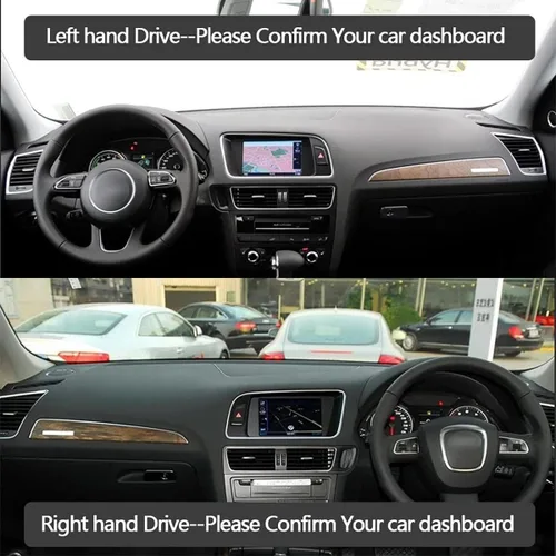 Vista 2 de HATHWAY Compatible con Nissan X-Trail 2008-2013, cubierta de tablero de automóvil, almohadilla negra para salpicadero, accesorios