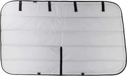 Vista 34 de Cubierta opaca aislante para ventana diseñada para Ford Transit alto/medio, borde de plástico completo de 130 pulgadas de longitud, ventana trasera