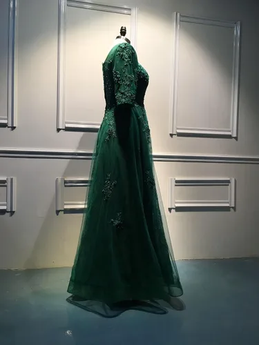 Vista 5 de Clothfun Elegantes vestidos de encaje para madre de la novia para mujer, formales con mangas