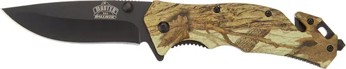Vista 3 de Master USA MU-A001 Serie Cuchillo Plegable con Resorte, Hoja Negra, 11.43 cm Cerrado