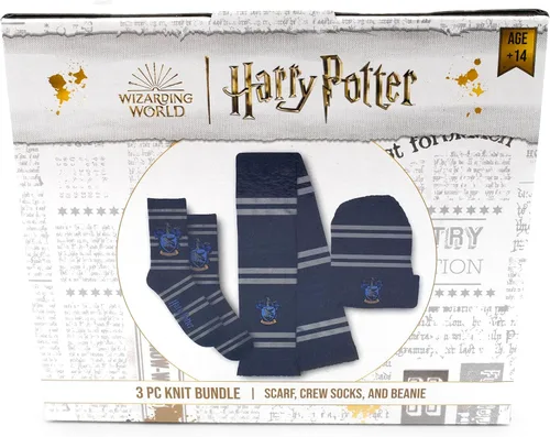 Vista 20 de Culture Fly Harry Potter - Juego de regalo de 3 piezas con bufanda y gorro