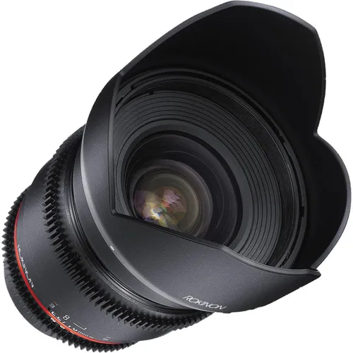 Vista 2 de Rokinon DS16M-NEX 0.630 in T2.2 Cine lente gran angular para cámaras Sony Alpha E-Mount lente intercambiable, color negro