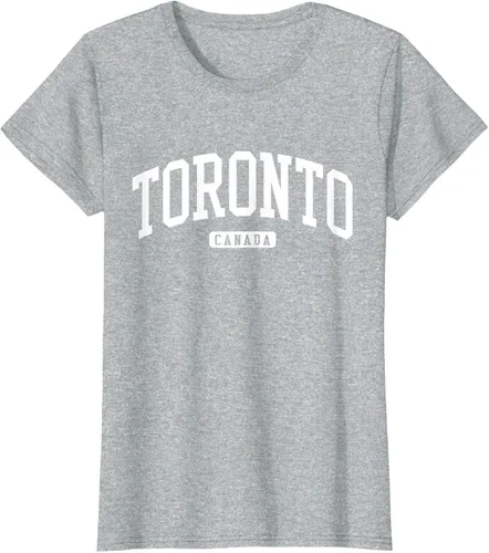Vista 25 de Camiseta estilo universitario de Toronto Canada, Negro