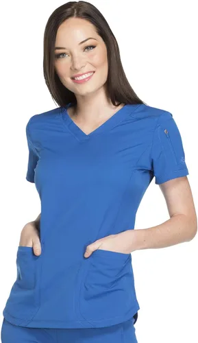 Vista 5 de Dickies Dynamix DK730 - Camiseta con cuello en V (berenjena, grande)