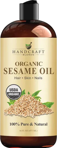 Vista 8 de Handcraft Blends Aceite de girasol orgánico USDA – prensado en frío de 16 onzas líquidas – 100% puro y natural – Aceite portador de grado premium