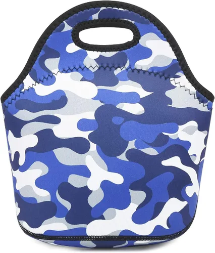 Vista 11 de FlowFly Lonchera de neopreno para niños, bolsa suave con aislamiento, mini hielera térmica para niños, niñas, hombres, mujeres, escuela, trabajo