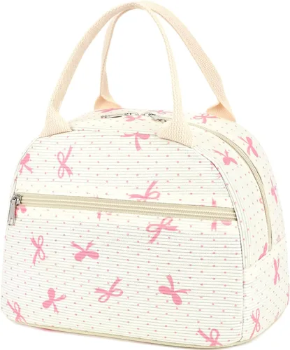 Vista 15 de GYEUKHAM - Bolsa de almuerzo para mujeres, fiambrera para hombres adultos y niños niñas, pequeña y linda, con gran capacidad, bolsa de almuerzo