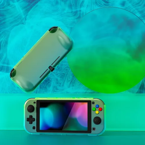 Vista 53 de PlayVital ZealProtect Protective Case for Nintendo Switch Lite, Ergomomic Grip Hard Cover - Durable Shock-absorbent Shock-Absorption Anti-Scratch