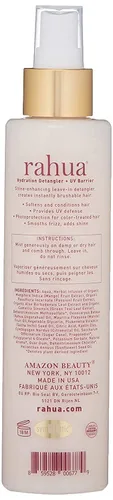 Vista 6 de Rahua Desenredante de hidratación + barrera UV, espray sin enjuague para todo tipo de cabello, protector térmico vegano y niebla antiencrespamiento