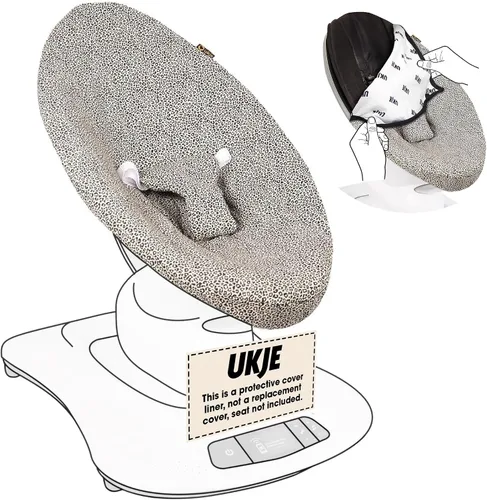 Vista 18 de UKJE Funda protectora para bebé compatible con MamaRoo 4 Old Model Before 2022 de 4moms, suave y lavable para columpio de bebé, se adapta a Mama Roo