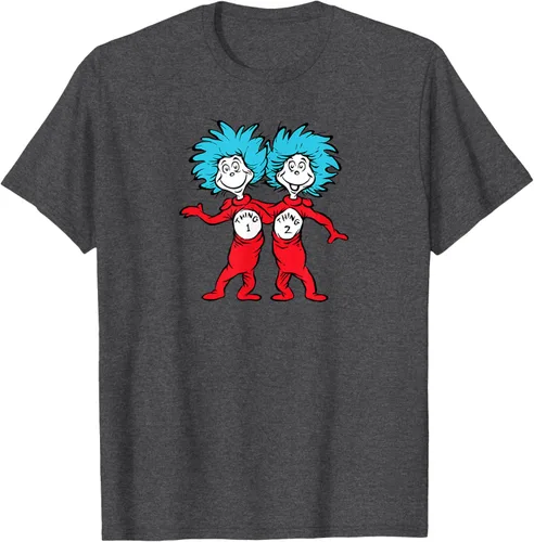 Vista 41 de Dr. Seuss Thing 1 Thing 2 Buddies - Camiseta Negro