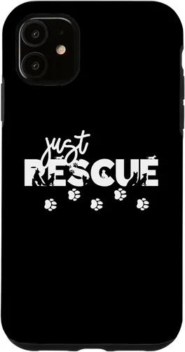 Vista 5 de Funda para iPhone 14 Just Rescue Rescue Pet Adoption Dog Shelter Forever Home