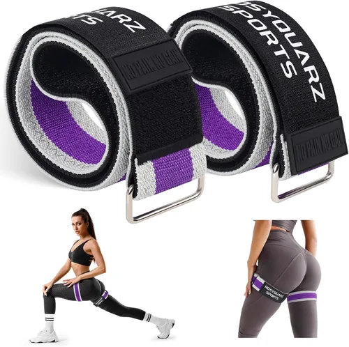 Vista 9 de Booty Bands for Working Out, Blood Flow Restriction Bands for Women/Men, Adjustable Velcro Occlusion Resistance Bands BFR Training Bands for Glutes