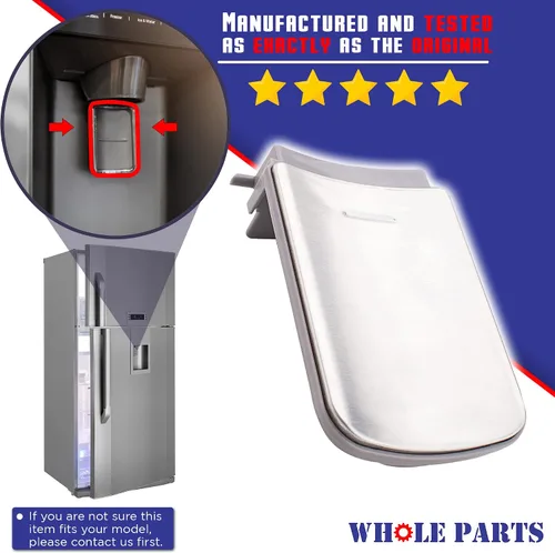 Vista 3 de Whole Parts - Conjunto de palanca para dispensador de refrigerador Whole Parts DA97-11867A, repuesto y compatible con algunos refrigeradores