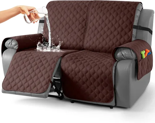 Vista 77 de TAOCOCO Fundas reclinables 100% impermeables, con correas para las piernas, funda de sofá reclinable reversible para silla reclinable, protector