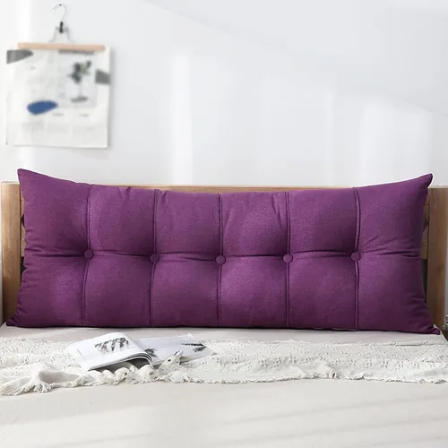 Vista 8 de Respaldo rectangular grande para cabecero, cojines de respaldo para cama, sofá, respaldo de cuña para respaldo, cojines lumbares, almohada
