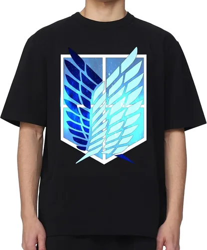Vista 2 de Attack on Titan Camiseta manga Merch para hombres, mujeres, niños, jóvenes, figuras de anime, camisetas con póster para niños y niñas, camiseta