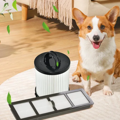 Vista 7 de SaferCCTV Filtro de escape EF6 HEPA de repuesto y filtro de taza de polvo al vacío DCF-21 reemplaza la pieza # 67821, 68931, 68931A, EF91 compatible