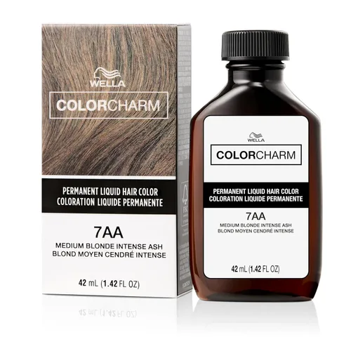 Vista 10 de Wella Color Charm - Tinte líquido permanente para el cabello para cobertura de canas, rubio ceniza