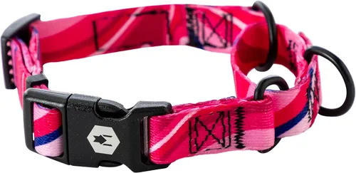 Vista 25 de Wolfgang - Collar de perro Martingala resistente con hebilla de nailon de liberación rápida para caminar y entrenar, estampado BrookTrout, grande