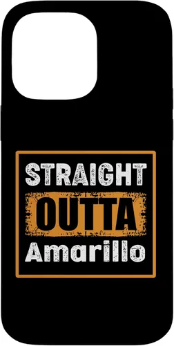 Vista 21 de Straight Outta Amarillo Texas USA Retro Distressed Vintage Case for iPhone 17