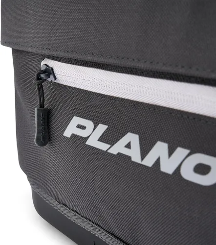 Vista 10 de Plano Bolsa de aparejos de pesca de vanguardia para fines de semana, base impermeable moldeada, almacenamiento espacioso, mangas de herramientas