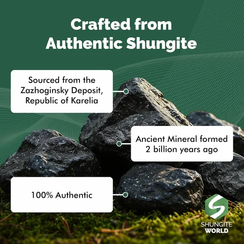 Vista 6 de Shungite World Auténtica pirámide de shungita pulida de 1.18 pulgadas / 1.18 pulgadas, cristal curativo natural de chakras, pirámide negra real