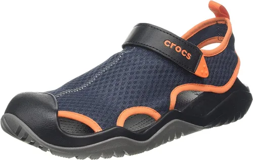Vista 11 de Crocs Sandalias Swiftwater con parte superior de malla para hombre Negro