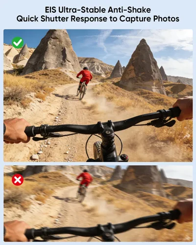 Vista 7 de Lentes inteligentes AI con cámara 4K para hombres y mujeres, gafas de cámara antivibración de 800 W con GPT de chat, grabación de video, micrófono
