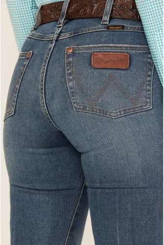 Vista 4 de Wrangler Pantalones de mezclilla retro de talle alto para mujer
