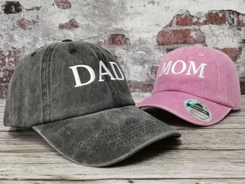 Vista 42 de Hepandy Mr Mrs Mom Dad Captain First Mate Mama and Mini Sombreros de béisbol