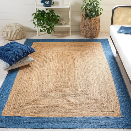 Vista 8 de SAFAVIEH Natural Fiber Collection NFB852Z - Alfombra de pasillo de 2 pies 3 pulgadas x 8 pies, natural y negro, hecha a mano de tejido plano