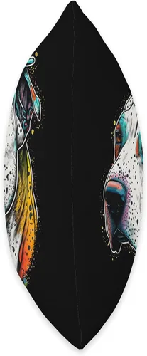 Vista 2 de Dogo Argentino Lover for Men, Women and kids Cute Dogo Argentino Lover - Almohada colorida con diseño divertido de mamá y perro, 16 x 16 pulgadas