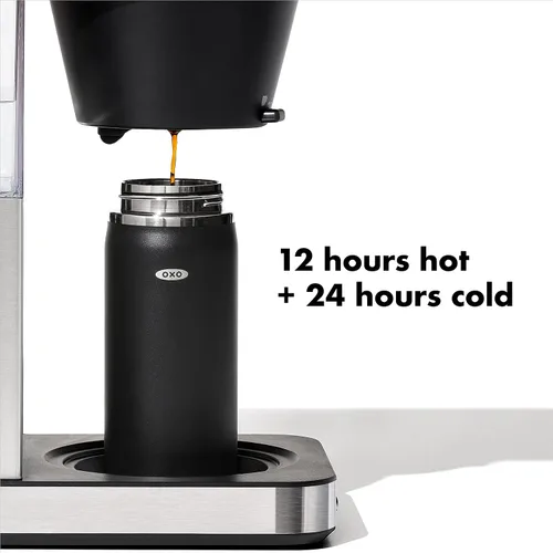 Vista 4 de OXO Cafetera de 8 tazas, taza térmica de acero inoxidable de 16 onzas con tapa SimplyClean