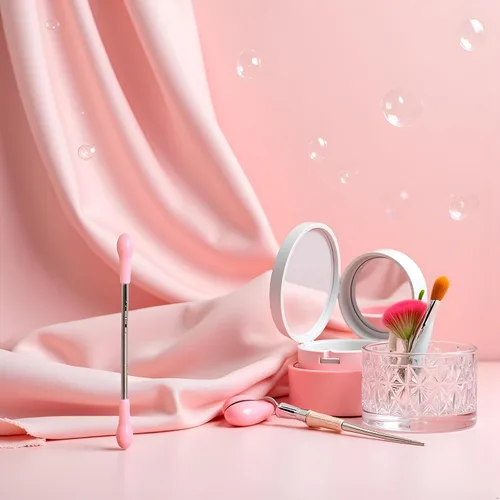 Vista 3 de Removedor de vello facial rosa - Herramienta depiladora de resorte para depilación rápida - Eficaz hilo alternativo depiladoras profesionales