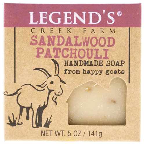 Vista 30 de Legend's Creek Farm Goat Milk Soap - Barra de jabón hidratante limpiadora para manos y cuerpo, espuma cremosa de 5 onzas, jabón natural nutritivo