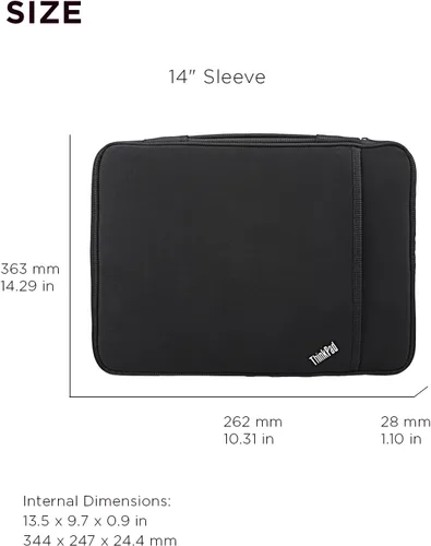 Vista 6 de Lenovo ThinkPad - Funda protectora delgada para laptop de 14 pulgadas, compatible con ThinkPad, MacBook Air y MacBook Pro, ligera, resistente a