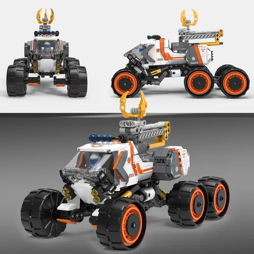 Vista 5 de Space Explorer Rover Juegos de bloques de construcción, vehículos Ll002