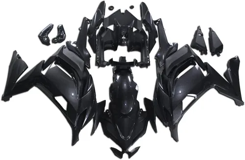 Vista 28 de Carenado negro mate apto para Kawasaki Ninja 650 EX650 2020-2025 001 Negro Mate