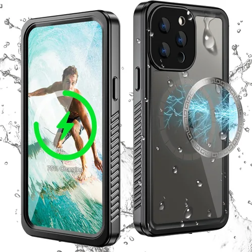 Vista 12 de WIFORT - Funda impermeable para iPhone 11 Pro - Protector de pantalla integrado resistente al agua, protección contra caídas dura, a prueba de Verde