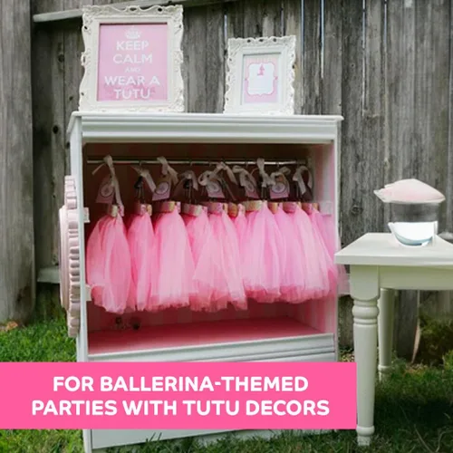 Vista 7 de Kangaroo 5 faldas de tul con tutú de princesa de hadas para niñas, perfectas para disfraz de baile de Navidad, fiesta de cumpleaños, conjunto