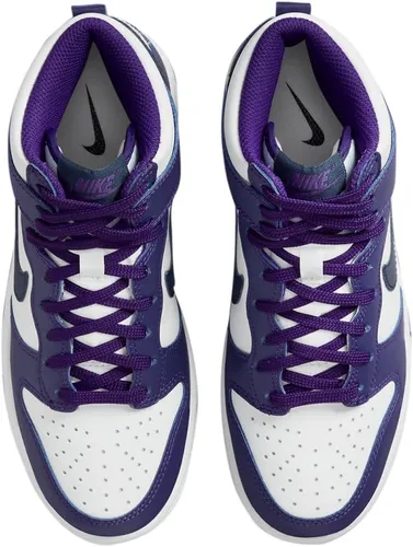 Vista 5 de Nike Youth Dunk High GS DH9751-100 Electro Púrpura Midnght Navy