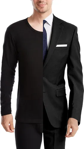 Vista 5 de Conjunto de ropa interior térmica para hombre, ropa interior larga para hombre, capa base, parte superior e inferior, ultra suave, regalos