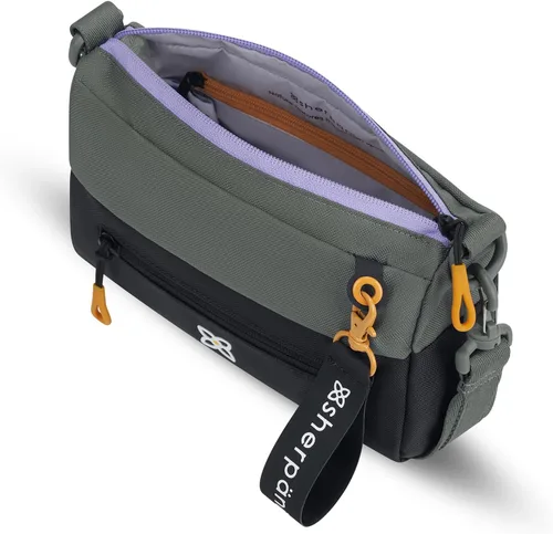 Vista 28 de Sherpani Skye - Bolso cruzado pequeño, de nailon, ligero, para mujer, con protección RFID