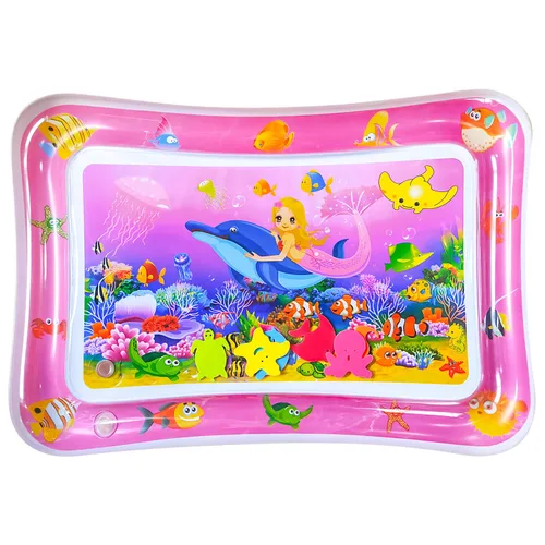 Vista 5 de ZHUYNXIR Alfombras de juego acuáticas para la hora del estómago, alfombrillas para la hora del estómago, alfombrilla de agua para bebé para niños
