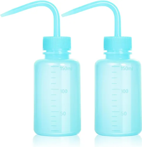 Vista 13 de Melphoe Exprimidor de botellas de lavado de tatuajes, 2 botellas de agua de 5.1 fl oz para riego de suculentas, herramientas de riego de enjuague