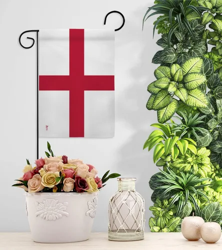 Vista 9 de Banderas de la Copa del Mundo de la FIFA para decoración de pared de Inglaterra, patio, porche, césped, jardín, decoración al aire libre, tapiz