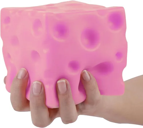 Vista 2 de ORB Easy Sqweezy Pink Super Cheesy - Bloque gigante de queso blando rosa