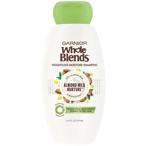 Vista 2 de Garnier Whole Blends Champú nutritivo, aceite de aguacate y extractos de manteca de karité, 12.50 onzas (paquete de 3)