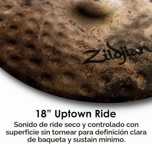 Vista 3 de Zildjian A0119 18" A Uptown Ride Platillo